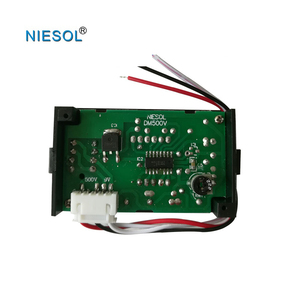 Tedarik 85DM-50V DC mavi renkli LED dijital ekran 9V/12v dc voltmetre - Product Image 3