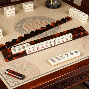 Supports à mahjong en bois de 20 pouces avec poussoirs, supports à mahjong en bois - Product Image 4
