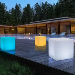 Impermeabile Illuminazione Sedia Cubo LED per Posti A Sedere Sedia Cubo LED