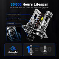 Novsight H7 360 lumière LED Canbus 6500K 60W halogène 9005 9006 Mini lampe de voiture automatique 18000LM ampoule de phare LED