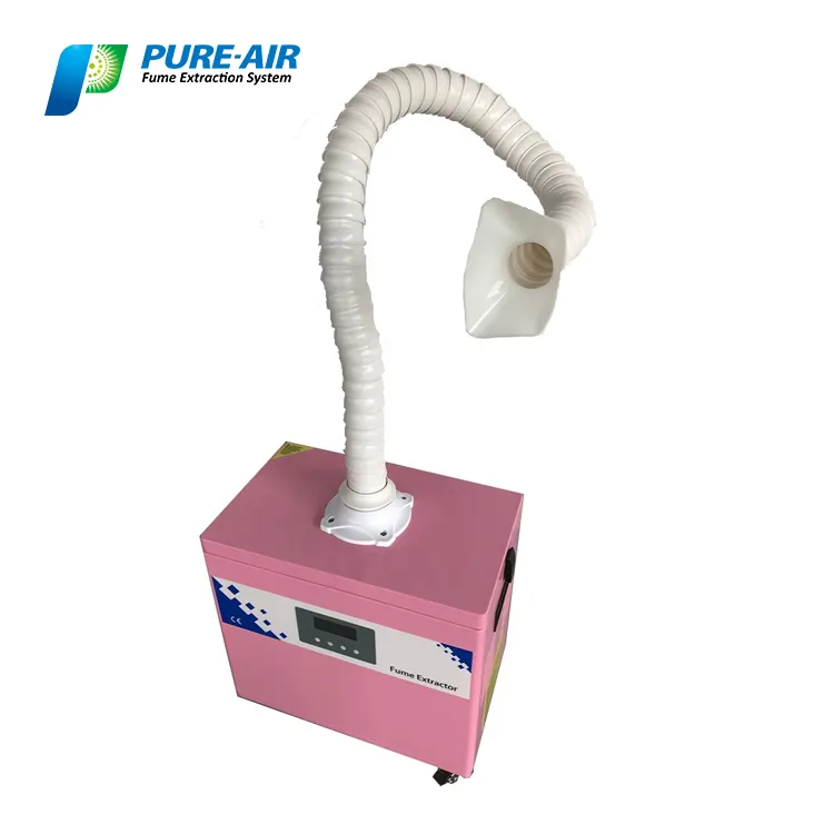 PA-300TS-IQ-A-PP Pure-Air Nail Dust Absorber Collector Pink