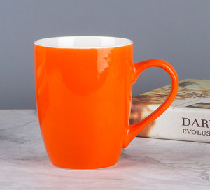 Tazza a tamburo color caramella tazza da caffè coreana tazza da acqua per ufficio lettering logo personalizzato tazza moderna in ceramica minimalista - Product Image 6