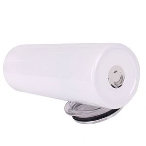 Wholesale White Sublimation Blanks 20oz 30oz Mug Stainless Steel <b>Double</b> <b>Wall</b> Skinny Straight Sublimation Tumbler - Product Image 5