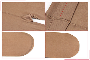 जेडब्ल्यू थोक महिलाओं को बुना हुआ शमिरी स्टॉकिंग लाइट टोस्ट शाइनी स्टंटेड पेंटहोज - Product Image 4