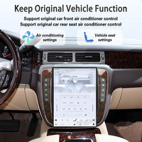 Radio para Auto GMC YUKON/Chevy Suburban Tahoe 2007-2013, Apple CarPlay Inalámbrico, Android Auto, Navegación GPS, Reproductor Multimedia DVD