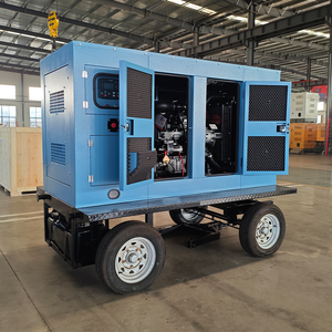 Generador Diésel Silencioso Ecológico Montado en Remolque, Grupo Electrógeno Móvil <span class=keywords><strong>de</strong></span> Bajas Emisiones para Respaldo <span class=keywords><strong>de</strong></span> Energía en Actividades <span class=keywords><strong>Comerciales</strong></span> al Aire Libre - Product Image 2