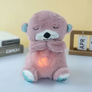 Peluche de Animal de Peluche Personalizado de Alta Calidad Más Vendido en 2026, Oso de Peluche que <span class=keywords><strong>Respira</strong></span>, Compañero Abrazable, Peluche de Nutria Dormilona, Regalos para Niños - Product Image 2