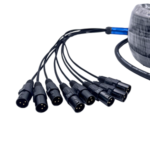 Câble multipaire <span class=keywords><strong>audio</strong></span> professionnel 8 canaux 20 mètres XLR pour microphone et boîtier de scène - Product Image 3