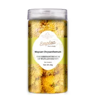 Thé en vrac personnalisé OEM, Chrysanthème royal de Wuyuan, nouveau stock, thé aux herbes de Huizhou, 20g, origine Anhui, Chrysanthème Ping Pong en bouteille