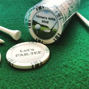 Tube de transport personnalisé OEM/ODM pour marqueurs de balles de golf avec design jeton de poker CN - Product Image 2