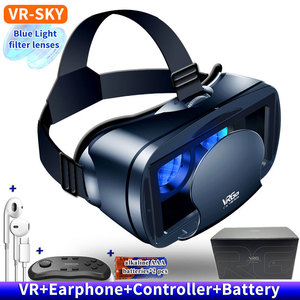 <span class=keywords><strong>Casque</strong></span> de réalité virtuelle <span class=keywords><strong>VR</strong></span> SHINECON (<span class=keywords><strong>VR</strong></span>-SKY) VRGpro pour jeux et films, lunettes 3D, compatible avec les écrans de téléphone portable et les systèmes d'exploitation. - Product Image 1