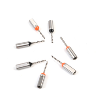 Foret à trou aveugle en carbure monobloc pour le bois, foret de perçage CNC, tige de 10 mm, orange noir, OEM/ODM personnalisé