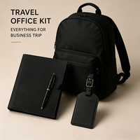 Étiquette de bagage en cuir PU avec logo personnalisé, étiquette d'identification de voyage d'affaires avec fenêtre pour carte, pour valise, cadeau d'entreprise, ensemble de cadeaux promotionnels