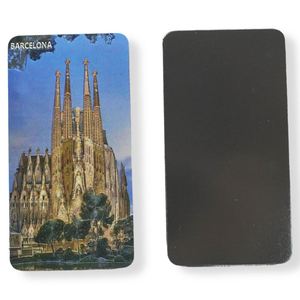 Prix Usine Avantageux Russie Espagne Italie Grèce Aimant de Réfrigérateur Souvenir Touristique Personnalisé 3D en Relief avec Feuille Métallique - Product Image 2