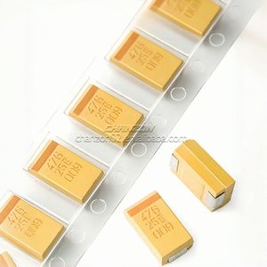 Original 1UF 2.2UF 33UF 150UF 330UF 104 106 225 226K <b>227</b> 335 336 476 6.3V 10V 16V 35V 50V 63V 100V D Wet <b>Tantalum</b> Chip <b>Capacitor</b> - Product Image 1