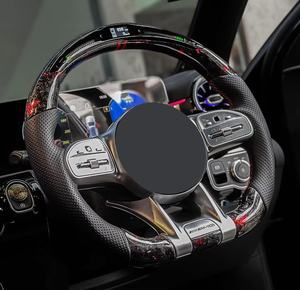 พวงมาลัยแอลอีดีคาร์บอนไฟเบอร์ปลอมแปลงสำหรับ AMG A C GLA G-<span class=keywords><strong>Class</strong></span> 2014-2024 - Product Image 3