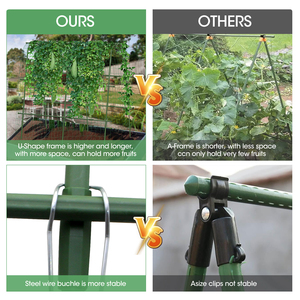 Treillis pour concombres de marque chinoise MQ en matériau PP, modèle 2026, très vendu, pour la pousse verticale, la ventilation et la pénétration de la lumière, pour usage domestique et jardinier - Product Image 6