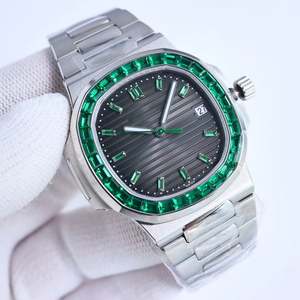 Montre de luxe pour homme, de haute qualité, originale, élégante, simple, en alliage, bracelet en acier crocodile, marque de luxe Pateks - Product Image 3