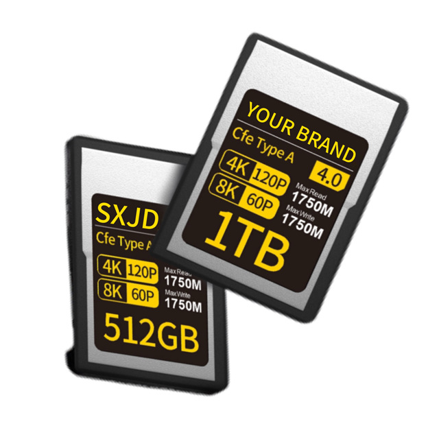 Extreme Compact Flash Cf Express Card Type B Type a Reader 128GB 256GB 512GB 1TB Sd Memory Express Card for Camera 8K 4K Video