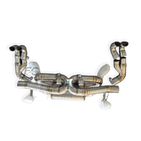 Sistem Knalpot Valvetronic Catback OEM dari Paduan Titanium untuk Audi R8 V10 5.2L 2010-2013, Peredam Suara Performa Tinggi, Upgrade Suara Racing