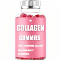 Gummies de collagène hydrolysé de type I pour adultes, beauté quotidienne, 60 unités