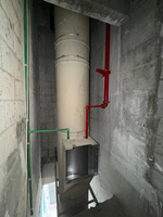 Pour immeubles super imposants, goulotte à déchets en acier inoxydable SS304
