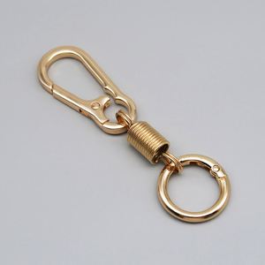 Porte-clés mousqueton à ressort en alliage de zinc pour sac à dos, promotionnel, universel, personnalisé, écologique, portable, pour clés de voiture, unisexe - Product Image 3