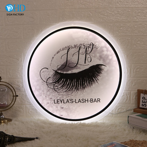 Cá nhân văn phòng dấu hiệu kinh doanh Backlit dấu hiệu Acrylic gương văn phòng Logo tùy chỉnh chiếu sáng Led Logo dấu hiệu trang trí - Product Image 3