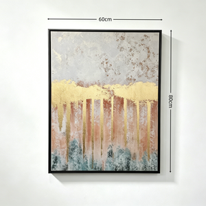 Peinture à l'huile abstraite moderne <span class=keywords><strong>60</strong></span>*80cm, peinte à la main, nature morte 3D, toile faite à la main, art mural encadré, œuvre originale - Product Image 2