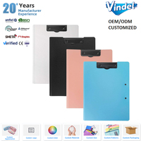 Carpeta de Archivo Vertical A4 con Doble Clip, Personalizable para Producción en Masa, Plegable, de PP, para Almacenamiento de Papel