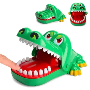 Denti di coccodrillo giocattoli gioco per bambini coccodrillo mordere giochi di dita divertente gioco di denti di alligatore giocattolo