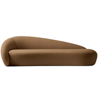 Ensemble de canapés de salon de haute qualité, fauteuil individuel en tissu de luxe, siège cascade, coussin en éponge moelleux et doux pour hôtel