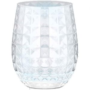 Gobelet jetable en plastique PET de 16 oz avec bord doré, style moderne, qualité alimentaire, pour fêtes, motif ananas - Product Image 2
