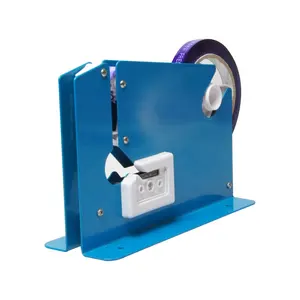 Stainless steel supermarket plastic bag sealing tape sealing machine