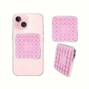 New Cross-border Silicone Phone Suction Cup Stand Double-side Holder Custom Logo <b>Frame</b> Design - Product Image 3