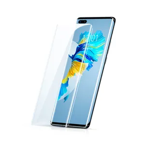 Folhas de filme de hidrogel de cura UV transparente de alta definição para o celular para a máquina de corte do protetor de tela