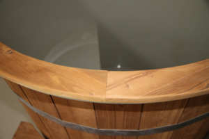 Venta caliente Thermo Pine Cold Plunge Pool <span class=keywords><strong>con</strong></span> revestimiento de PP para uso en exteriores - Product Image 5