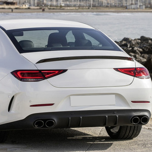 Mercedes-Benz CLS-Class C257 Rear Trunk Wing Spoiler Piano Black ABS 2018+ - Product Image 2