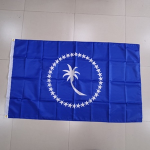 Custom High Quality 100%polyester 3x5ft Pohnpei <strong>Flag</strong> Micronesia <strong>Island</strong> <strong>Flags</strong> with Brass Grommets for Outdoor Indoor Decoration - Product Image 5