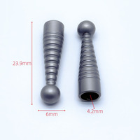 Embouts de cravate bolo gaufrés, motifs goutte d'eau, embouts de cordon métalliques, fermoirs à clou, clips de cordon de serrage, vente en gros pour projets de bijoux DIY