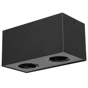 โคมไฟดาวน์ไลท์แบบติดผนัง, สองหลอด, gu10 x2, เหมาะสำหรับการให้แสงสว่างทั้งตกแต่งและใช้งานในอาคาร - Product Image 1