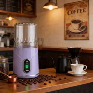 Moulin à café 2026, produits de la vie quotidienne, machine industrielle, mixeur portable, alimentation par batterie, bouton à un clic, smoothie, mixeur - Product Image 5
