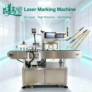 Máquina de Marcado Láser UV Inteligente Integrada para Codificación por Lotes de Logotipos en Superficies de Lápices de Cejas y Clasificación de Productos Terminados - Product Image 1
