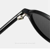 Lunettes de soleil rétro tendance 2025 de haute qualité avec monture en TR90, logo personnalisé, petites lunettes rondes pour femmes et hommes 2025