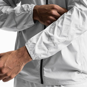 Nouvelle arrivée : <span class=keywords><strong>veste</strong></span> de sport pour <span class=keywords><strong>homme</strong></span> avec col souple déformable à séchage rapide et fermeture éclair, motif imprimé - Product Image 3