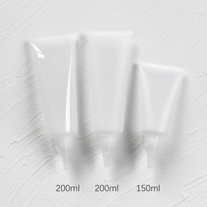 หลอดพลาสติกสำหรับเครื่องสำอางขนาด 50 มล.-400 กรัม พร้อมฝาเกลียว สำหรับบรรจุภัณฑ์ผลิตภัณฑ์ดูแลเส้นผม น้ำมันบำรุงหนังศีรษะ เจล เซรั่ม ครีม แบบหลอดบีบ - Product Image 2