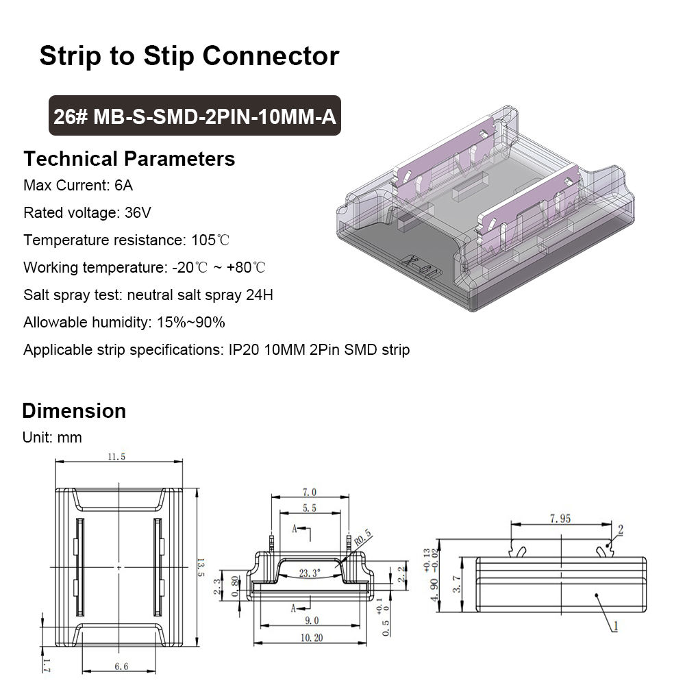 26 # MB-S-SMD-2PIN-10MM-A