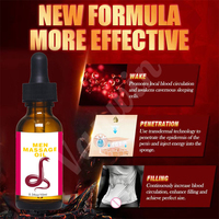 Huile de massage pour soins intimes masculins extra forte - Gel vitalité de qualité professionnelle pour une nutrition et un soutien quotidiens