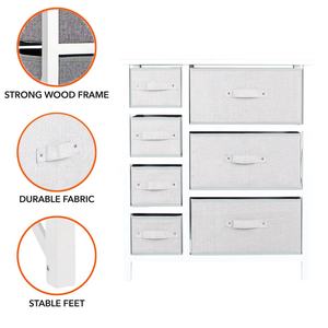 خزانة غرفة المعيشة ذات الأدراج ، خزانة قماشية ، خزانة تخزين ، درج تخزين ، خزانة - Product Image 4