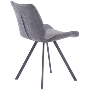 Chaise de salle à manger moderne, 3 h libre pour loisir, ensemble de siège croisé en métal blanc, presbyte, Yuhai, Cosy - Product Image 4